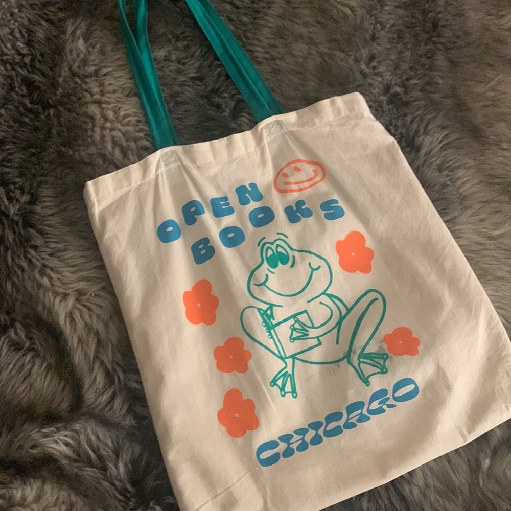 Open Books Canvas Tote